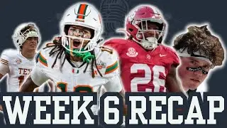 Week 6 REACTION | Canes Get It Done on the Road | Alabama Gets Revenge | Penn State & Texas Stumble