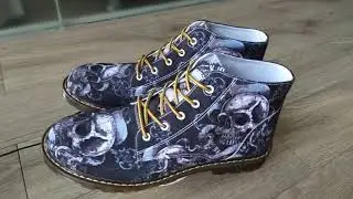 Fashion Men's Skull Boots