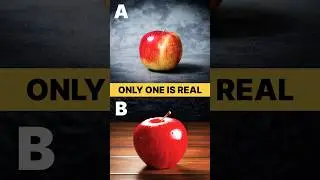 Red Apple Dream, which one is Real? #ai #fake