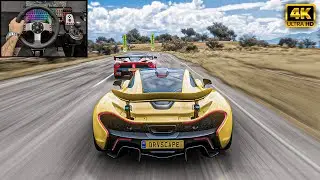 1300HP McLaren P1 Vs Supercars - Forza Horizon 5 l Logitech G27 Steering Wheel