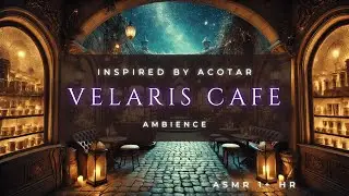 Velaris Caf&eacute; Ambience | Cozy ASMR Inspired by ACOTAR | Fantasy Coffee Shop Sounds & Relaxing Vibes