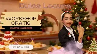 Curso Gratis de Reposter&iacute;a 🎄 | D&iacute;a 1: Bizcocho, Relleno y Cobertura para tu Pastel de Navidad