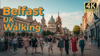 Belfast Walking Tour | The City That Built Titanic ⚓ A Powerful Walk | 4K UHD