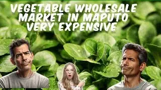 whole sale vegetable market in Maputo Africa, how they sale, systematically all arranged