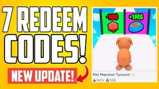 Pet Mansion Tycoon! CODES 2024 - EVERY WORKING CODES | ALL ROBLOX CODES