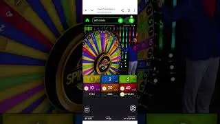 Spin to win $40 bet will I hit a 7x or top spot #bigwinnings #getlucky #spintowin  #wheelspin