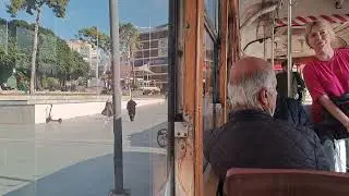 Antalya da nostalji tranvayla  ışıklar cad.giderken biraz cekim yaptım.#güzelim şehir...