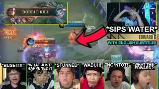 (ENG) INDONESIAN STREAMERS REACT TO EDWARD'S BASE DIVE! TAKING ARFY & ALEKK | M7 WORLD CHAMPIONSHIP