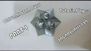 Origami Star Puff Tessellation Tutorial Part-1