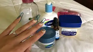 Tapping on skincare with paper clip nails 💅 ASMR ~lofi tingles~