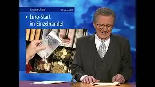 02.01.2002 Start des Euro, Tagesschau vor zwanzig Jahren