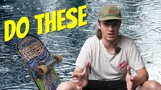 10 things skateboarders can do WHEN IT RAINS! 🌧