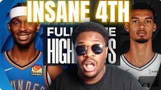 I Did NOT See This Coming 😳 | Thunder vs Spurs Reaction