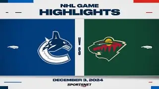 NHL Highlights | Canucks vs. Wild - December 3, 2024