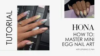 How to Master Mini Egg Nails and Isolated Chrome Easter Nail Art Tutorial - HONA, Home of Nail Art