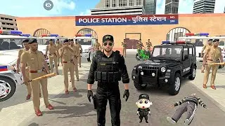 Franklin Become PoliceMan 💥🤩 Franklin Purchase Police Thar 💥🚨 Indian Theft Auto Simulator Game 💥🤯