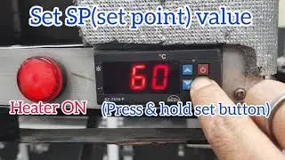 Sub zero temperature controller settings