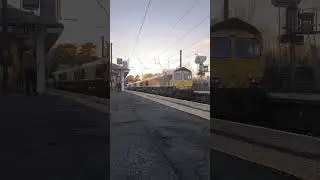 66598 + 66525 + 66514 + 66520 | Freightliner Class 66s slow through Morpeth