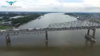 Baton Rouge Bridge & Belle Casino | D-View Drone Services
