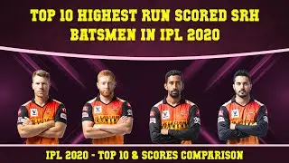 Top 10 Highest Run Scored SRH Batsmen in IPL 2020