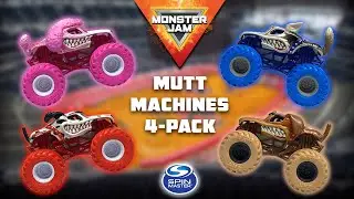 SPIN MASTER MONSTER JAM MUTT MACHINES 4-PACK!