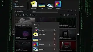 Lively Wallpaper v2.1 Highlight: New File Selector