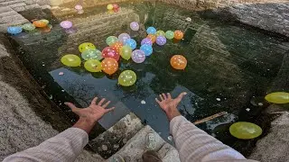 🤘Crazy Balloons challenge Parkour pov subscribe for more videos 💫
