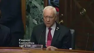 Hatch Opening Statement at Finance Committee Hearing on CHIP