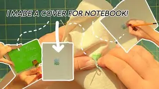 Handmade Fabric Notebook Cover | Slow & Quiet Craft Process