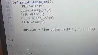 Ultrasonic distance measurement - reverse parking aid with buzzer