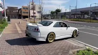 BCNR33 走行動画　poncamB rb26 rb28 GT-R R33