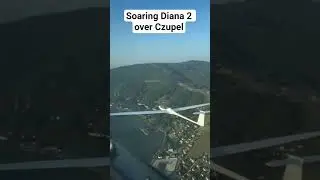 Diana 2 Glider Soaring Over Czupel Mountain | Real Sailplane Flight from G&oacute;ra Żar