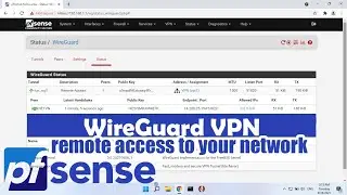 How to configure VPN on pfSense with WireGuard
