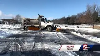 Snowplow drivers wrapping up snow removal around Kansas City