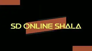 💥New Intro For My Channel 🥰।Intro Video SD ONLINE SHALA।