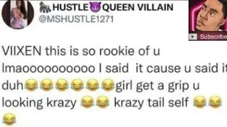 MS HUSTLE & VIIXEN Fall Out Over Bar?(HUSTLE checks me?🤔)#battlerap #url