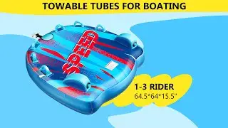 Sunrio towable tube for boating 1-3 Rider