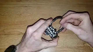 [7] Master Lock 1534D: 5 Digit, set your own word combo