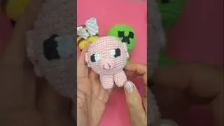 Cerdito Minecraft Tutorial Gratis #crochet #tutorialamigurumicompleto #amigurumi #Minecraft