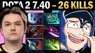 Luna Pro Carry with Disperser and 26 Kills - Dota 2 Gameplay