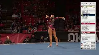Audrey Davis 9.925 Floor Big 12 Championships 3-23-24
