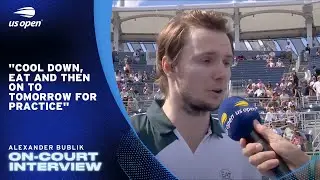 Alexander Bublik On-Court Interview | 2025 US Open Round 1