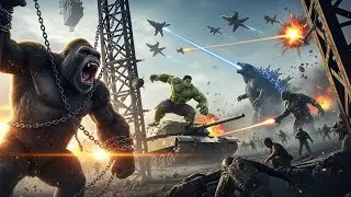 KING KONG CAPTURED! Hulk & Godzilla vs Military Army | Epic Monster Rescue Battle