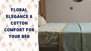 Floral Bliss | Cozy Cotton Bedding Set | Urban Space
