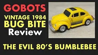GOBOTS VINTAGE 1984 BUG BITE REVIEW &ndash; Basically The Evil Bumblebee Of The 80&rsquo;s