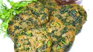 Bread Palak Cutlet | Bread Palak Vada | Quick Evening Snacks Recipe | Kanak's Kitchen