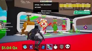 Fortnite Steal The Brainrot! #fortnite #stealthebrainrot #live #trading #subscribe