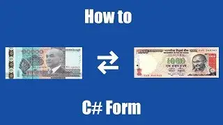 How to create a currency exchange form in C# ( KHR to INR)