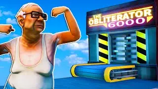 I Stuck an Old Person in a People Grinder...(Just Die Already Gameplay)