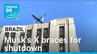 Elon Musk's X braces for shutdown in Brazil as spat with judge intensifies &bull; FRANCE 24 English